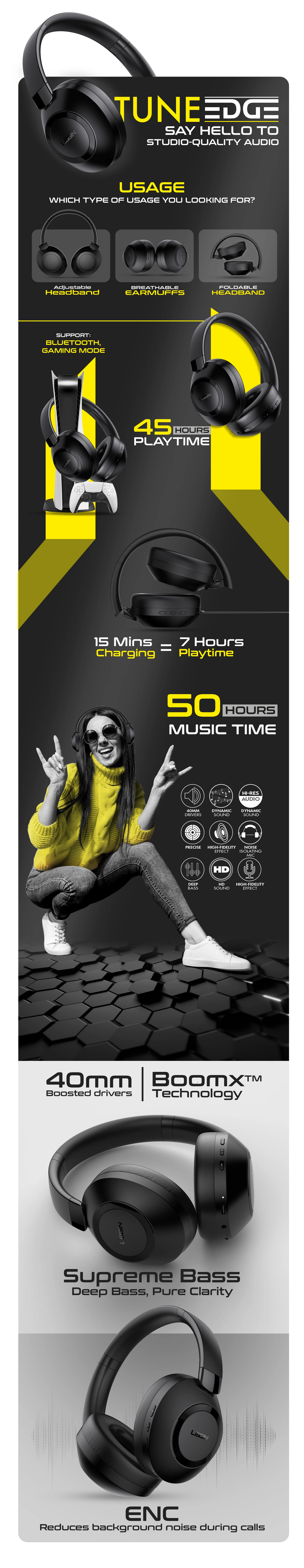 Login L-295 Wireless Headphone