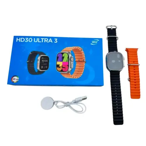 HD30 Ultra 3 Smart Watch – Premium HD Display, Bluetooth Calling & Health Tracking | Stylish Wearable Tech