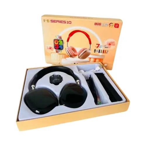 P9 Series 10 Smart Watch – 2.20″ AMOLED Display, Fitness & Health Tracking, Bluetooth 5.0 & 7 Straps