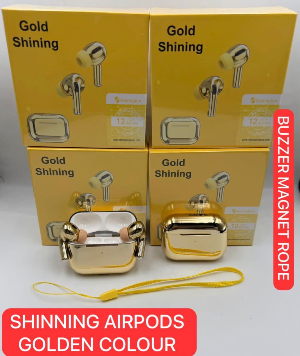 AirPods Pro 2 Shining Version – Luxury Metallic Finish & Premium Sound