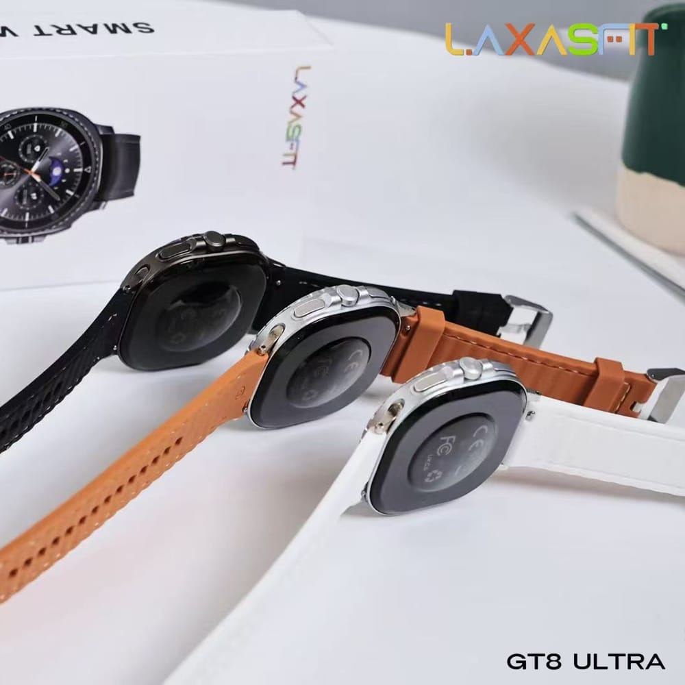 Laxasfit GT8 Ultra Smartwatch – Luxury Design, HD Display & Health Tracking