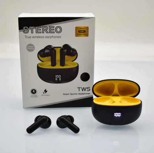 Stereo Wireless Earphones 895B | Bluetooth 5.4 | Deep Bass | LCD Display | Waterproof