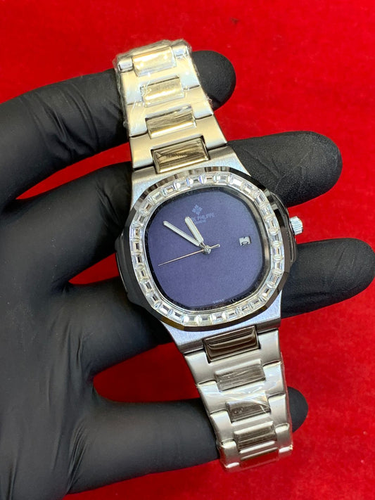 Patek Philippe Genève Men’s Watch – Luxury Stainless Steel Designer Watch