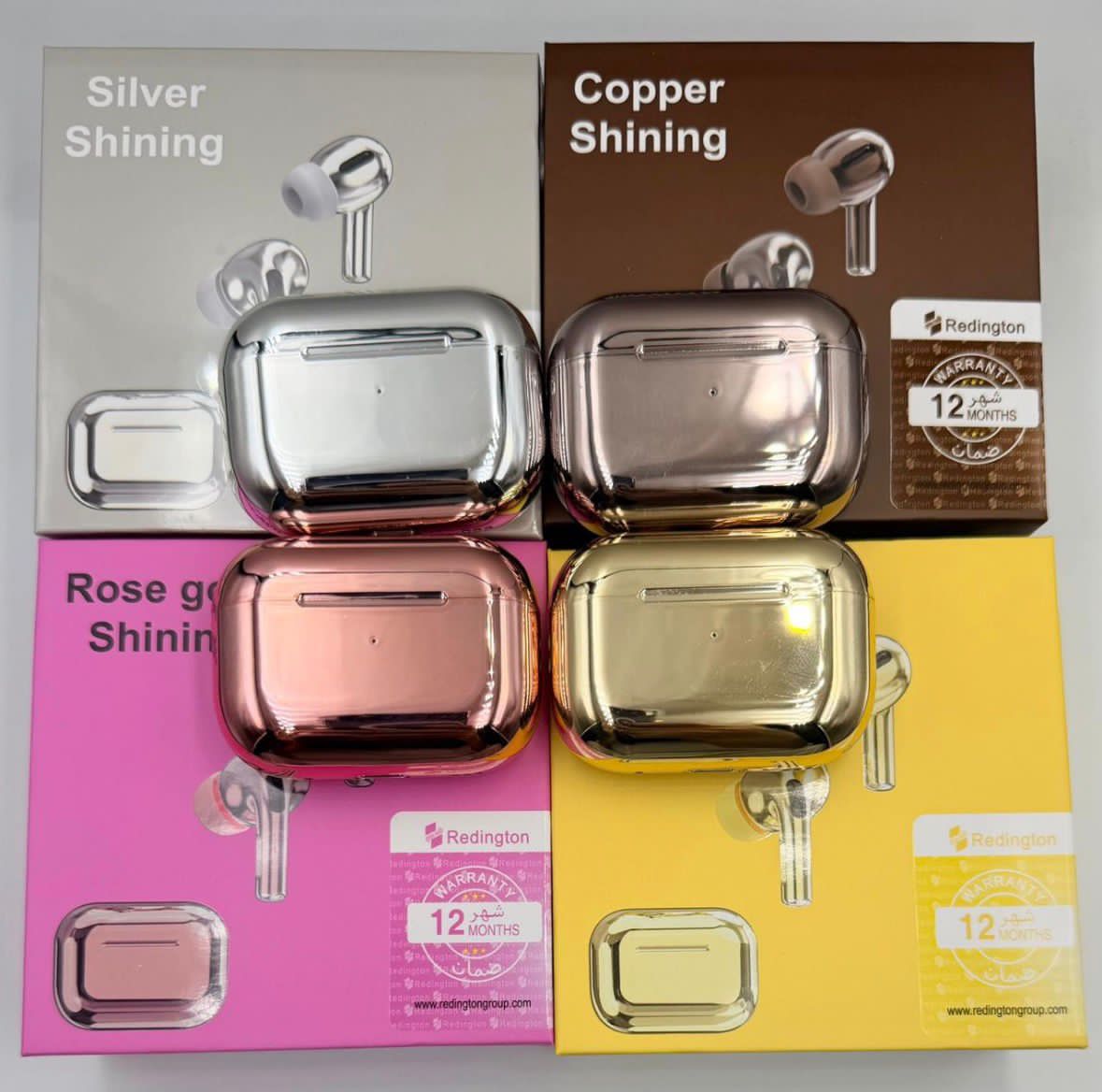 AirPods Pro 2 Shining Version – Luxury Metallic Finish & Premium Sound