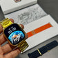 Smart Watch Series 8 Ultra – Gold Edition | Premium AMOLED Display • Bluetooth Calling • Fitness & Health Tracking
