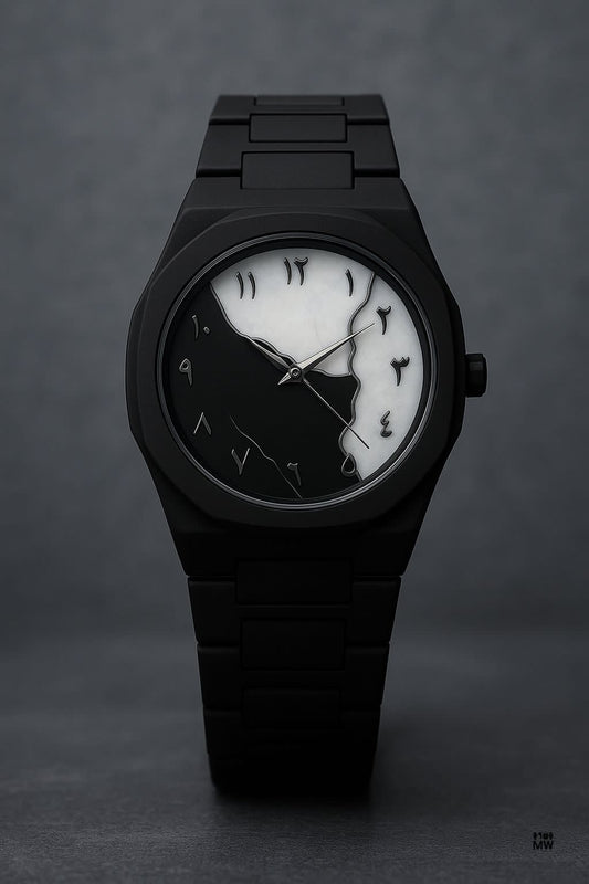 Arabic Marble Aura Watch – Luxury Lightweight Designer Watch