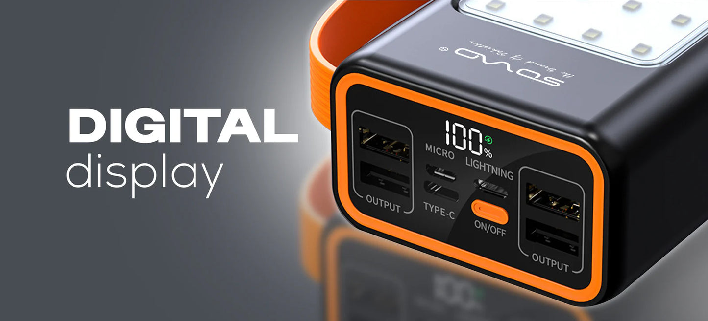 Sovo PD-119 30000mAh Power Bank – 22.5W PD Fast Charging