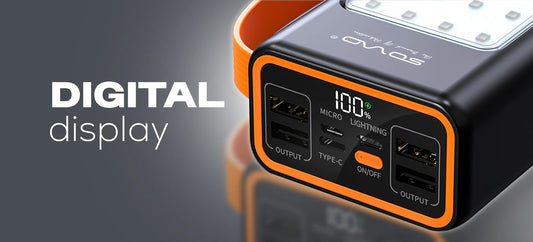 Sovo PD-119 30000mAh Power Bank – 22.5W PD Fast Charging