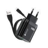 Sovo SG-235 18W Fast Charger | Micro USB & Type-C with Cable
