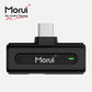 Morui GM-X8 Wireless Mic 3 in 1 - Active Noise Cancellation - Premium Audio for Content Creators and Speakers