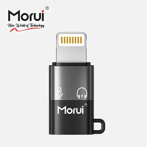 Morui GM-X8 Wireless Mic 3 in 1 - Active Noise Cancellation - Premium Audio for Content Creators and Speakers