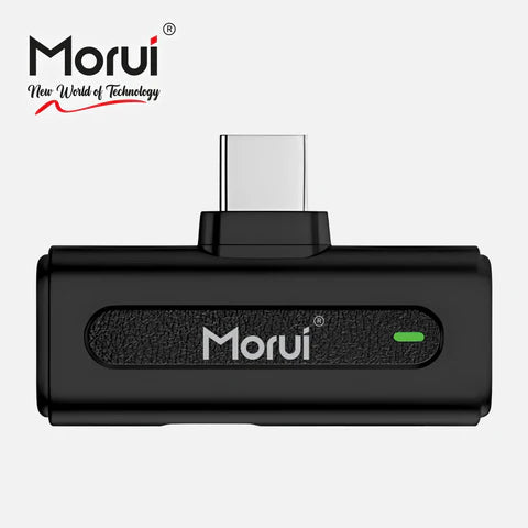 Morui GM-X8 4-in-1 Wireless Microphone with Noise Cancellation – Premium Audio for Content Creators and Speakers