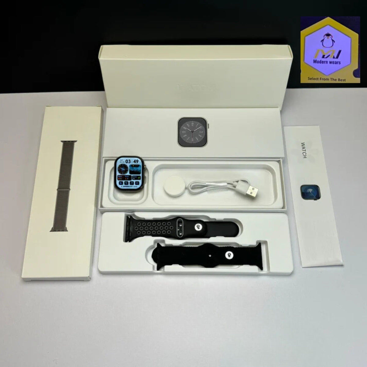 Series 9 Smart Watch with the iconic Apple logo