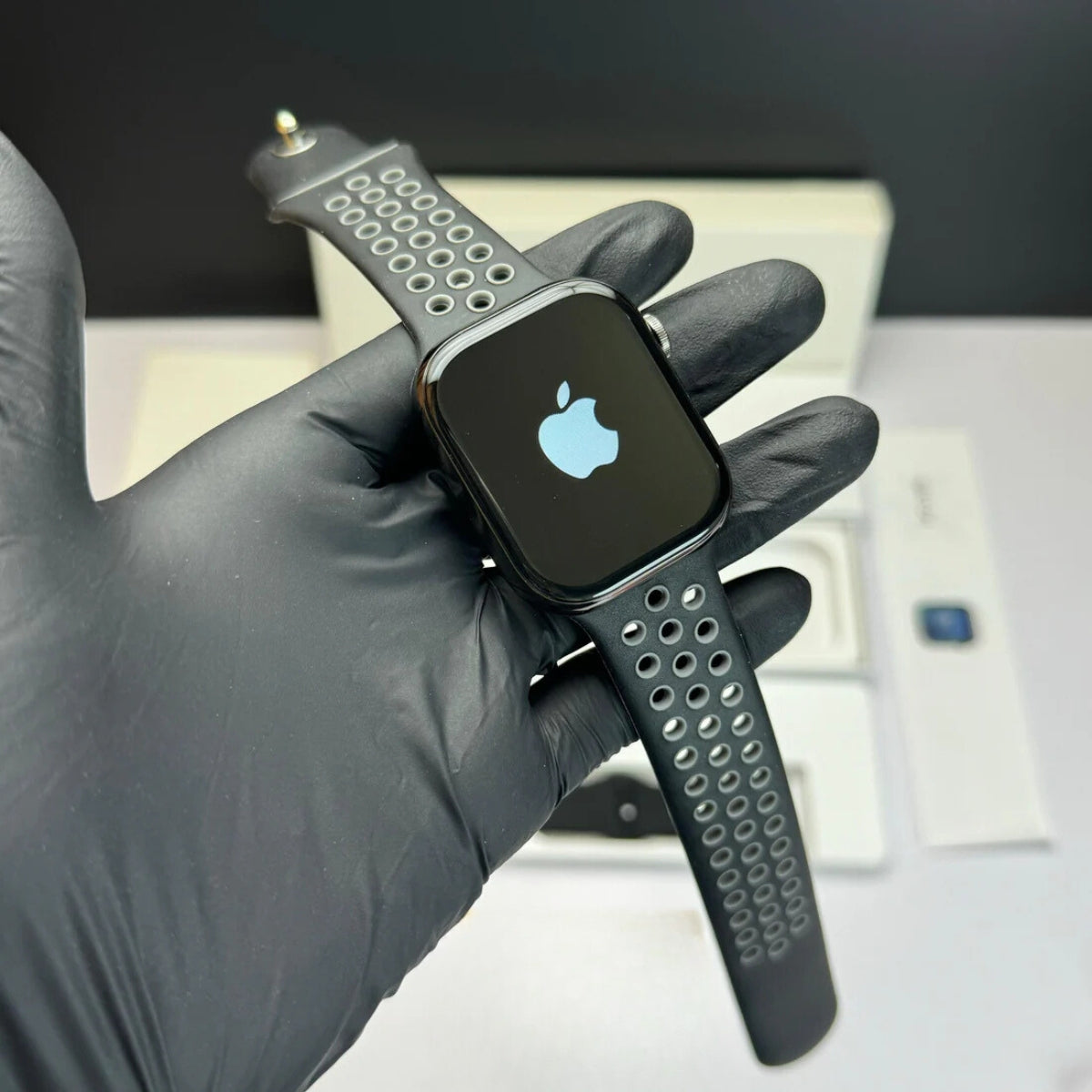 Series 9 Smart Watch with the iconic Apple logo