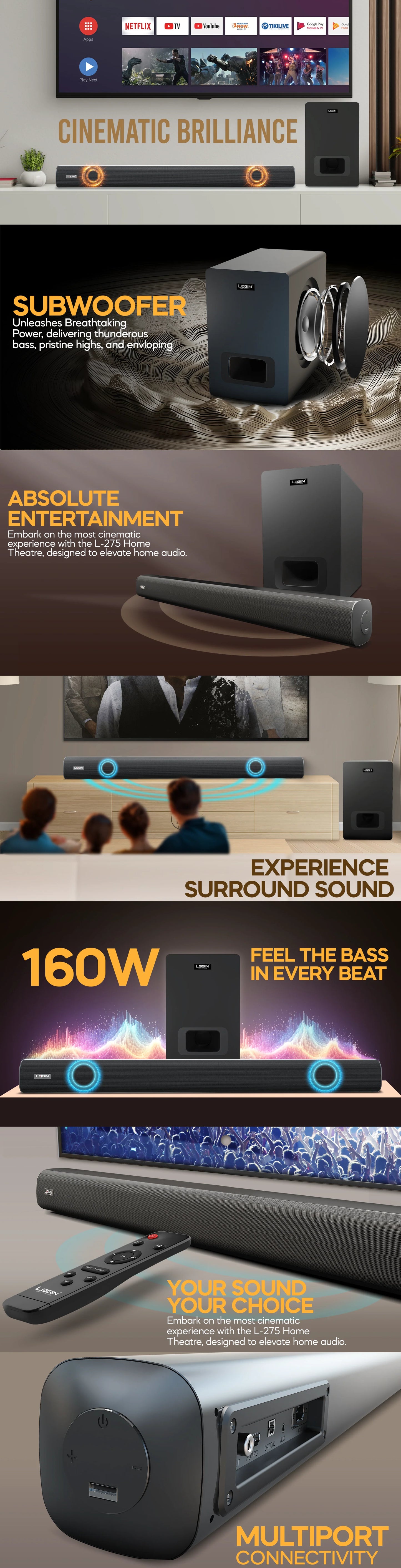 Login L-275 2.1 Channel Speaker