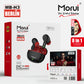Morui MB-H3 Berlín Wireless Earbuds With ANC & ENC Dual Mic 5.3 Version