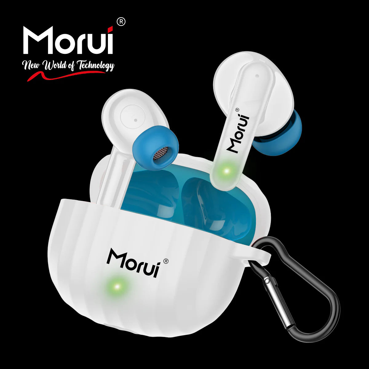 Morui MB-H3 Berlín Wireless Earbuds With ANC & ENC Dual Mic 5.3 Version