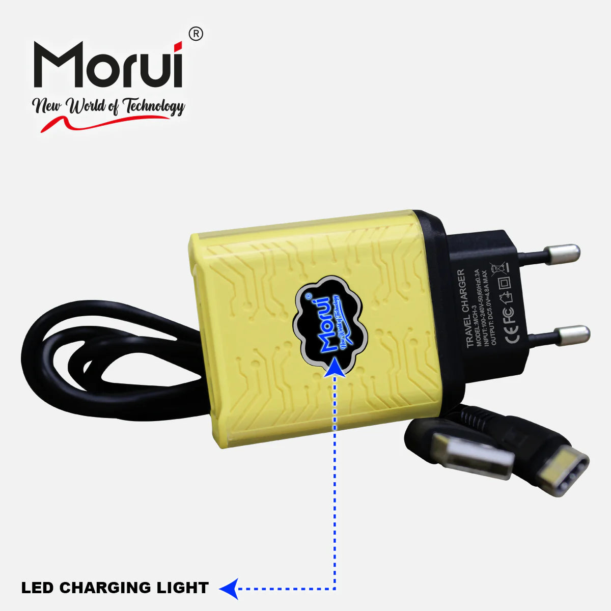 Morui MCH-2PD Rocket Super Fast Charging Charger