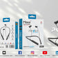 Morui ME06 Neckband Wireless Stereo Bluetooth 5.3 Headphones | Voice Changer Earbuds | Gaming Headset | 20 Hours Charging Backup