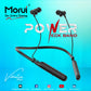 Morui ME06 Neckband Wireless Stereo Bluetooth 5.3 Headphones | Voice Changer Earbuds | Gaming Headset | 20 Hours Charging Backup