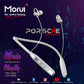 Morui ME07 Neckband Wireless Stereo Bluetooth 5.3 Headphones | Voice Changer Earbuds | Gaming Headset | 30 Hours Battery Backup With Magnet Touch ON & OFF Sale