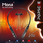 Morui ME07 Neckband Wireless Stereo Bluetooth 5.3 Headphones | Voice Changer Earbuds | Gaming Headset | 30 Hours Battery Backup With Magnet Touch ON & OFF Sale