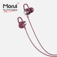 Morui ME07 Neckband Wireless Stereo Bluetooth 5.3 Headphones | Voice Changer Earbuds | Gaming Headset | 30 Hours Battery Backup With Magnet Touch ON & OFF Sale