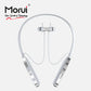 Morui ME07 Neckband Wireless Stereo Bluetooth 5.3 Headphones | Voice Changer Earbuds | Gaming Headset | 30 Hours Battery Backup With Magnet Touch ON & OFF Sale