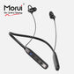 Morui ME07 Neckband Wireless Stereo Bluetooth 5.3 Headphones | Voice Changer Earbuds | Gaming Headset | 30 Hours Battery Backup With Magnet Touch ON & OFF Sale