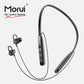 Morui ME07 Neckband Wireless Stereo Bluetooth 5.3 Headphones | Voice Changer Earbuds | Gaming Headset | 30 Hours Battery Backup With Magnet Touch ON & OFF Sale