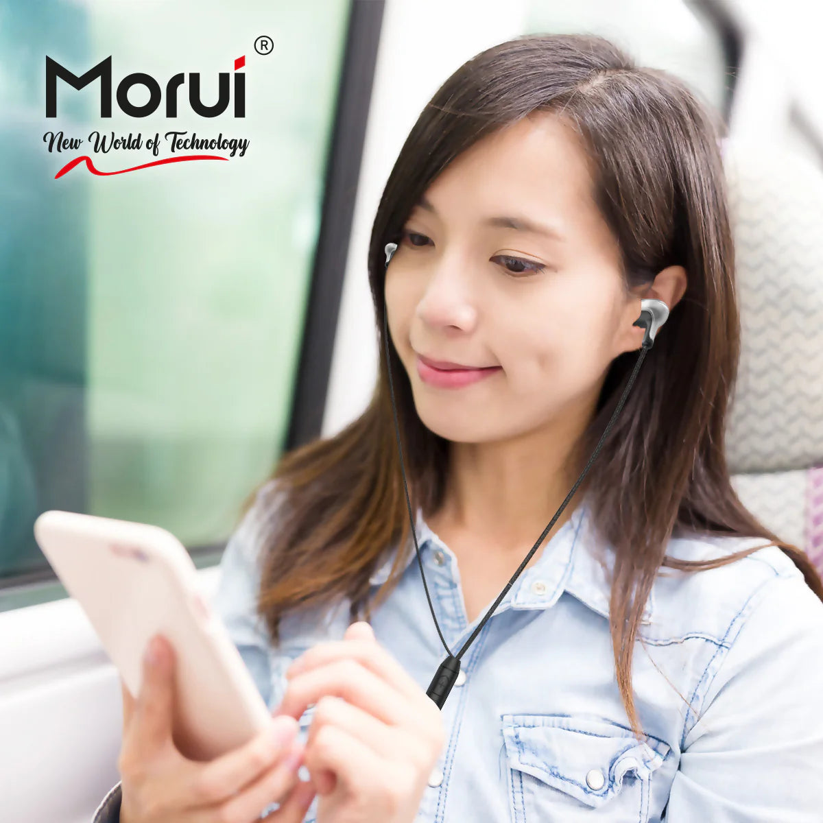 Morui MH11 Champ Type-C Earphone – High-End Dynamic In-Ear Bass with Microphone, Lightweight Design, Gaming Compatible
