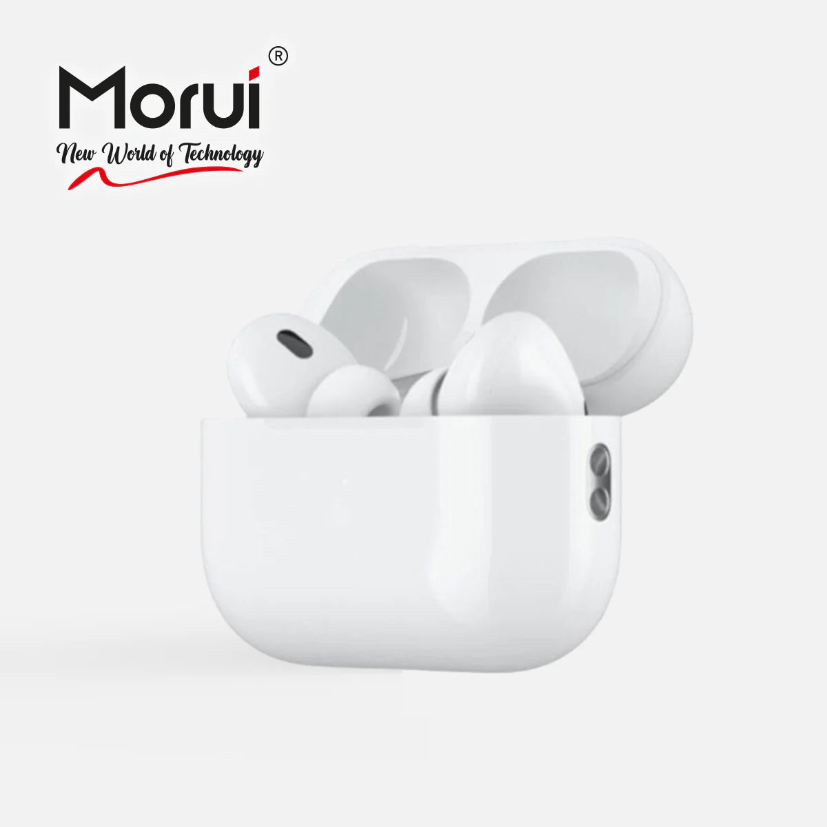 Morui MPODS PRO 2 Buzzer & ANC Wireless Earbud 5.3 BT Version 550 mAh Charging Box