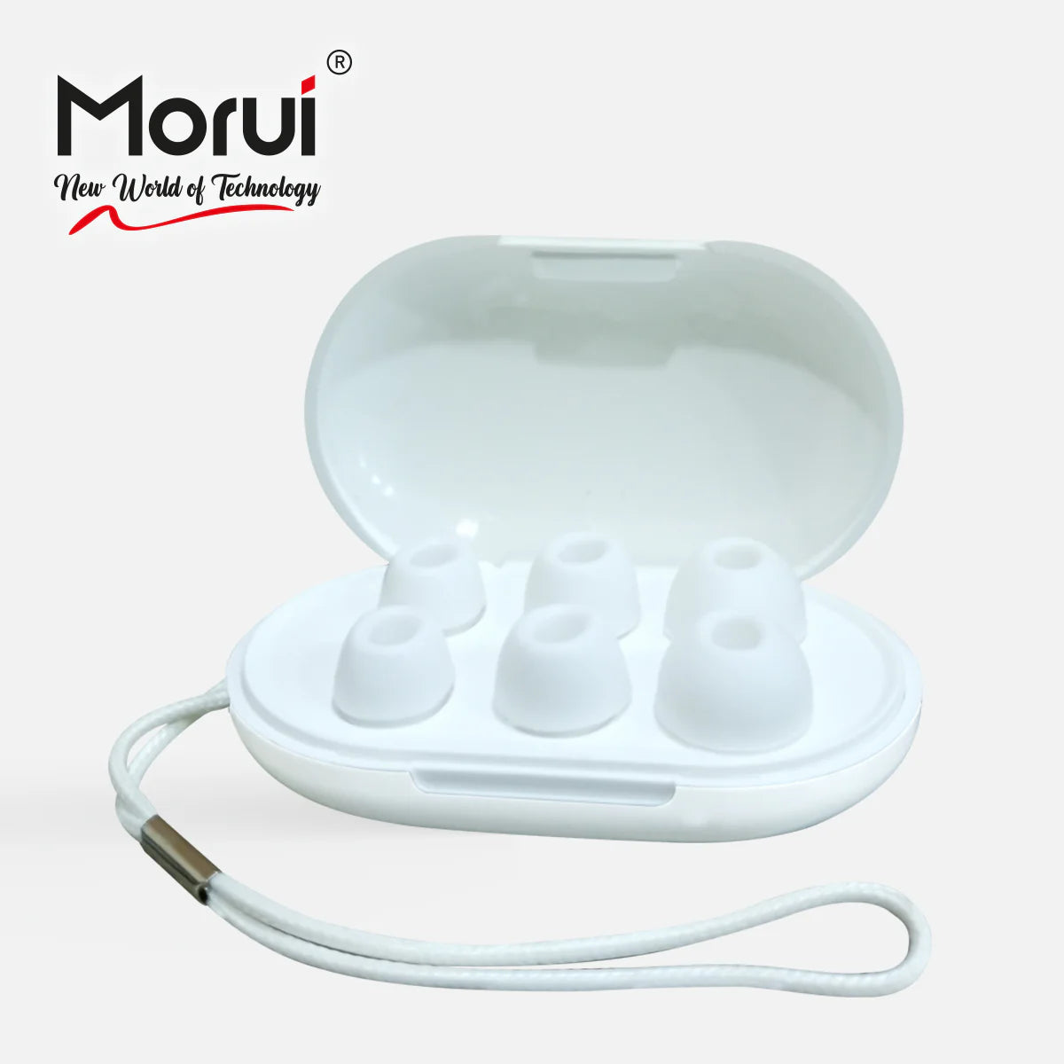 Morui MPODS PRO 2 Buzzer & ANC Wireless Earbud 5.3 BT Version 550 mAh Charging Box