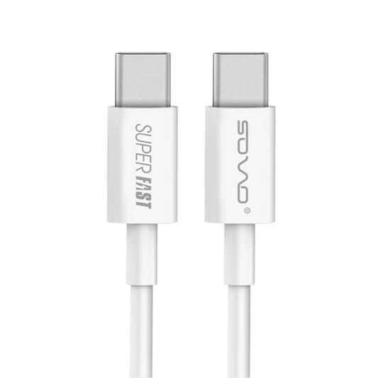 Sovo SC-310 Fast Charging Data Cable | Type-C to C & Type-C to iOS