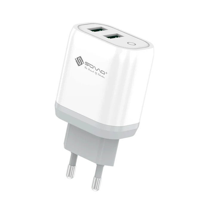 Sovo SG-205 12W Grip Charger with Cable | Micro USB, Type-C & iOS