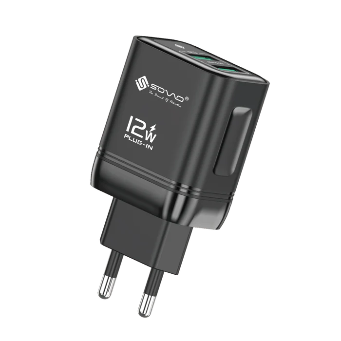 Sovo SG-206 12W Charger with Cable | Smart 2.4A Fast Charging