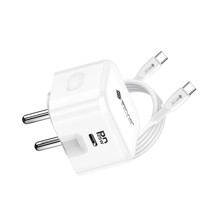 Sovo SG-245 PD 25W Super Fast Charger | Type-C to C & iOS