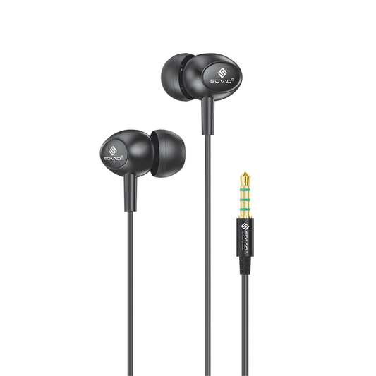 Sovo SH-09 WAVES Handsfree | Stereo Heavy Bass Earphones (3 Variants)