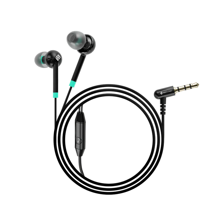 Sovo SH-15 3.5mm Jack Handsfree | Stereo Wired Earphones