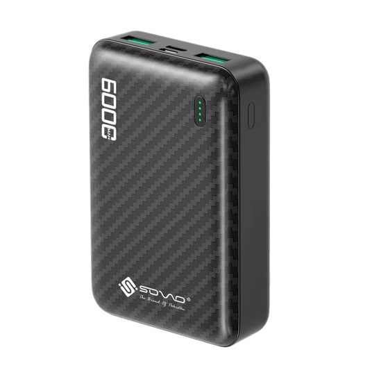 Sovo SPB-693 6000mAh Power Bank – EPIC Series Fast Charging