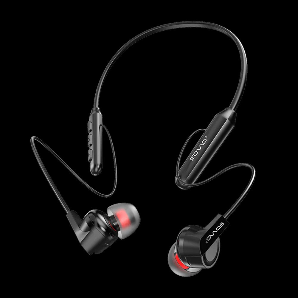 SOVO SNB-880 Wireless Neckband – In Ear Wireless Headphones With HD Audio, ENC Noise Reduction, Mic And Bluetooth V5.3