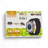 Winmax U909B Ultra Smart Watch 9-in-1 Combo Pack – 2.1″ Full Screen, Health & Fitness Tracker