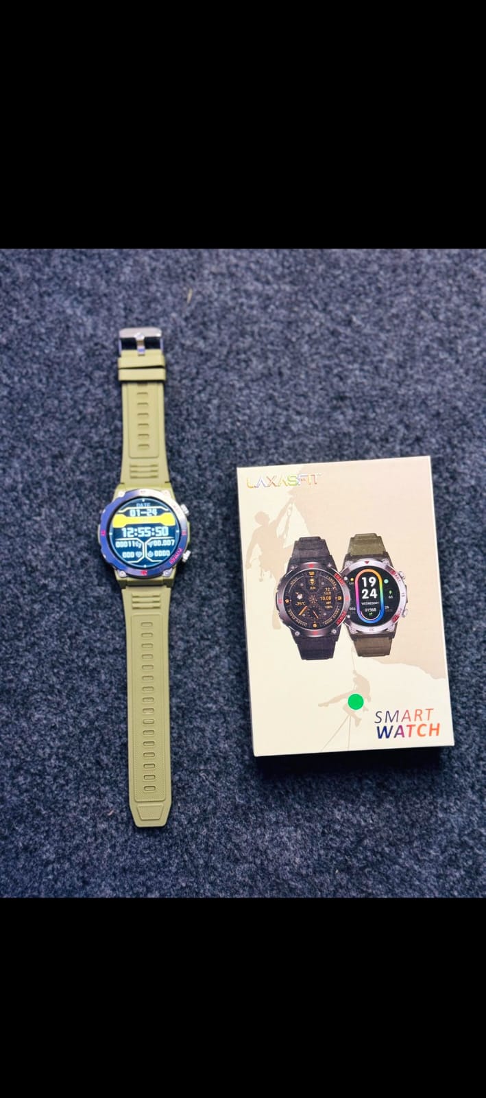 Laxasfit GT11 Sports Round Dial Smartwatch – Luxury Design & Fitness Tracking