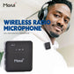 Morui GM-X8 4-in-1 Wireless Microphone with Noise Cancellation – Premium Audio for Content Creators and Speakers