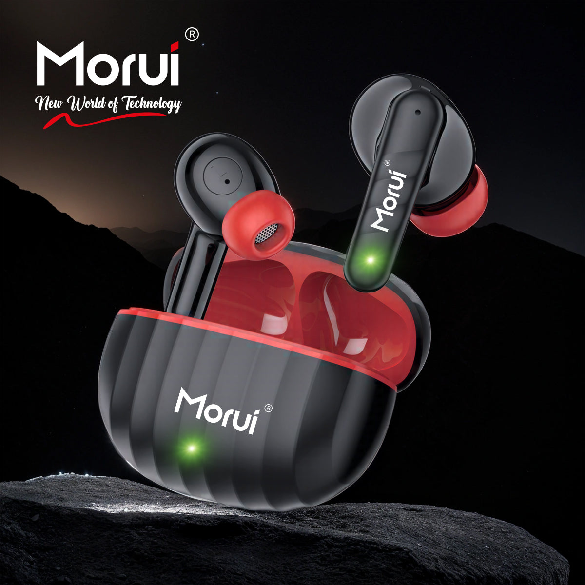Morui MB-H3 Berlín Wireless Earbuds With ANC & ENC Dual Mic 5.3 Version
