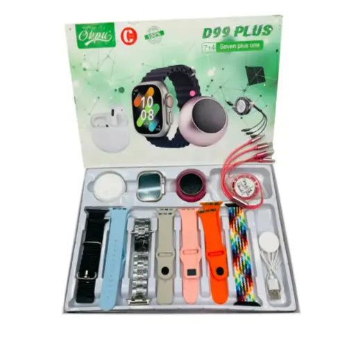 Luxury D99 Plus (7+4) Smart Watch – Bluetooth Calling, Fitness & Health Tracking, HD Display