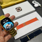 Smart Watch Series 8 Ultra – Gold Edition | Premium AMOLED Display • Bluetooth Calling • Fitness & Health Tracking