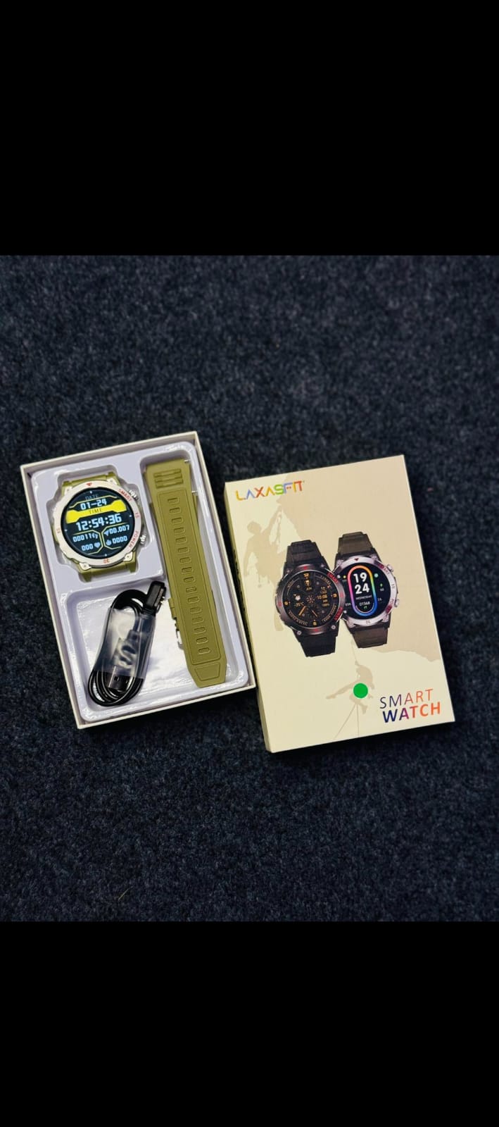 Laxasfit GT11 Sports Round Dial Smartwatch – Luxury Design & Fitness Tracking