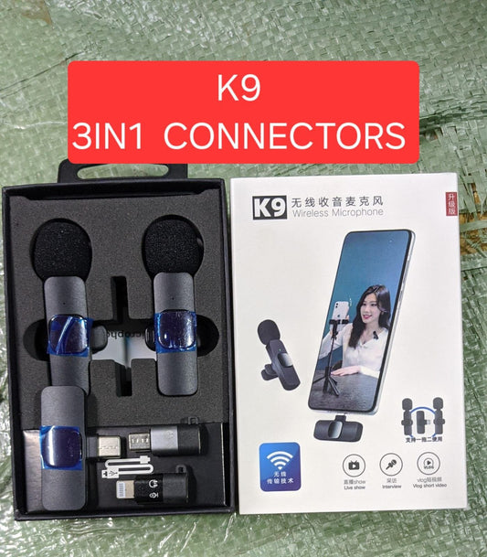 K9 Wireless Microphone (Double) – Crystal-Clear Audio for Professionals