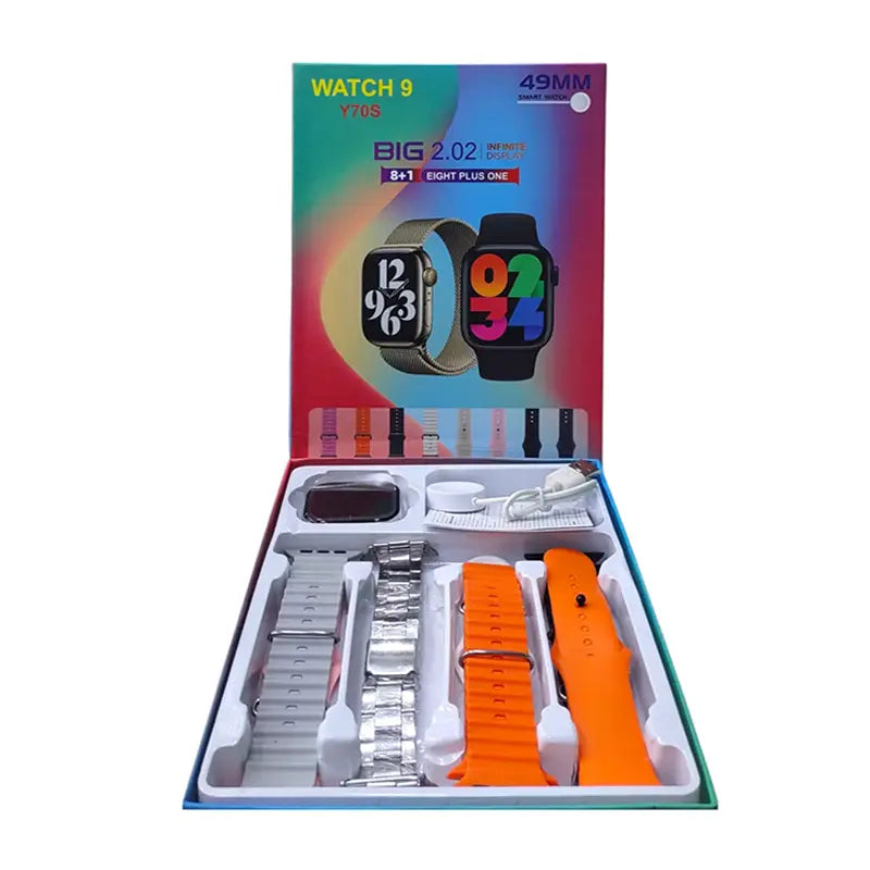 Y70S Series 10 Metal Watch – Premium Full-Metal Smartwatch | AMOLED Display • 10ATM • 70+ Sports Modes